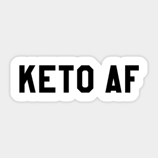 KETO AF Sticker